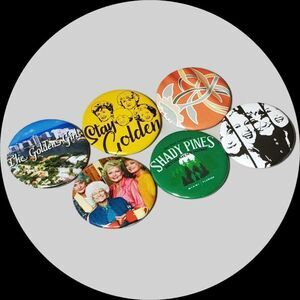 The Golden Girls Button Pin Set Thank You For Being A Friend